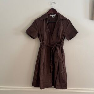 Diane Von Furstenberg Chocolate Wrap Dress